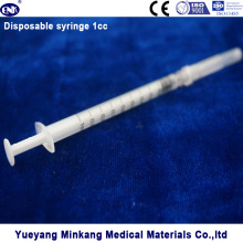 3 Parts Syringe 1cc (luer slip)